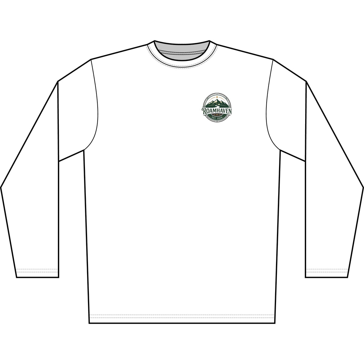 Roamhaven Mountain Logo Long Sleeve Shirt