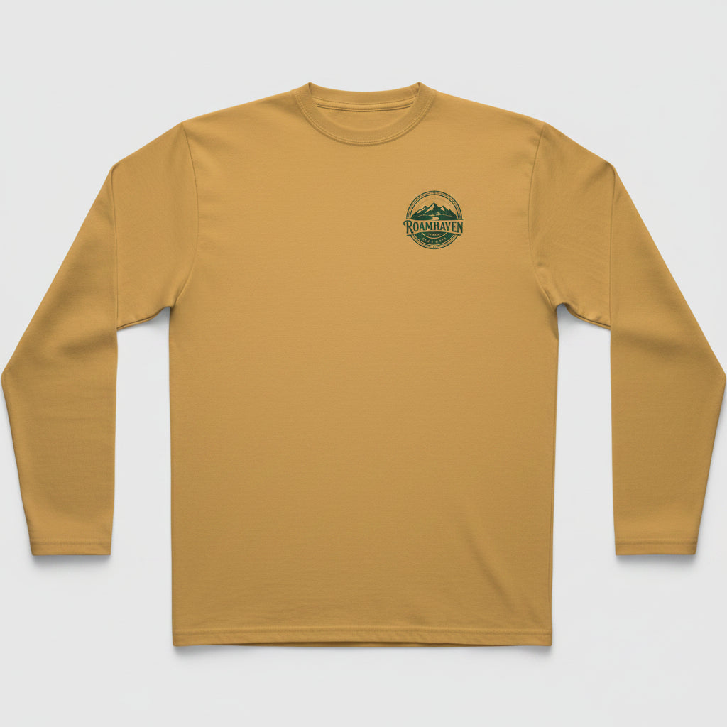 Roamhaven Mountain Logo Long Sleeve Shirt