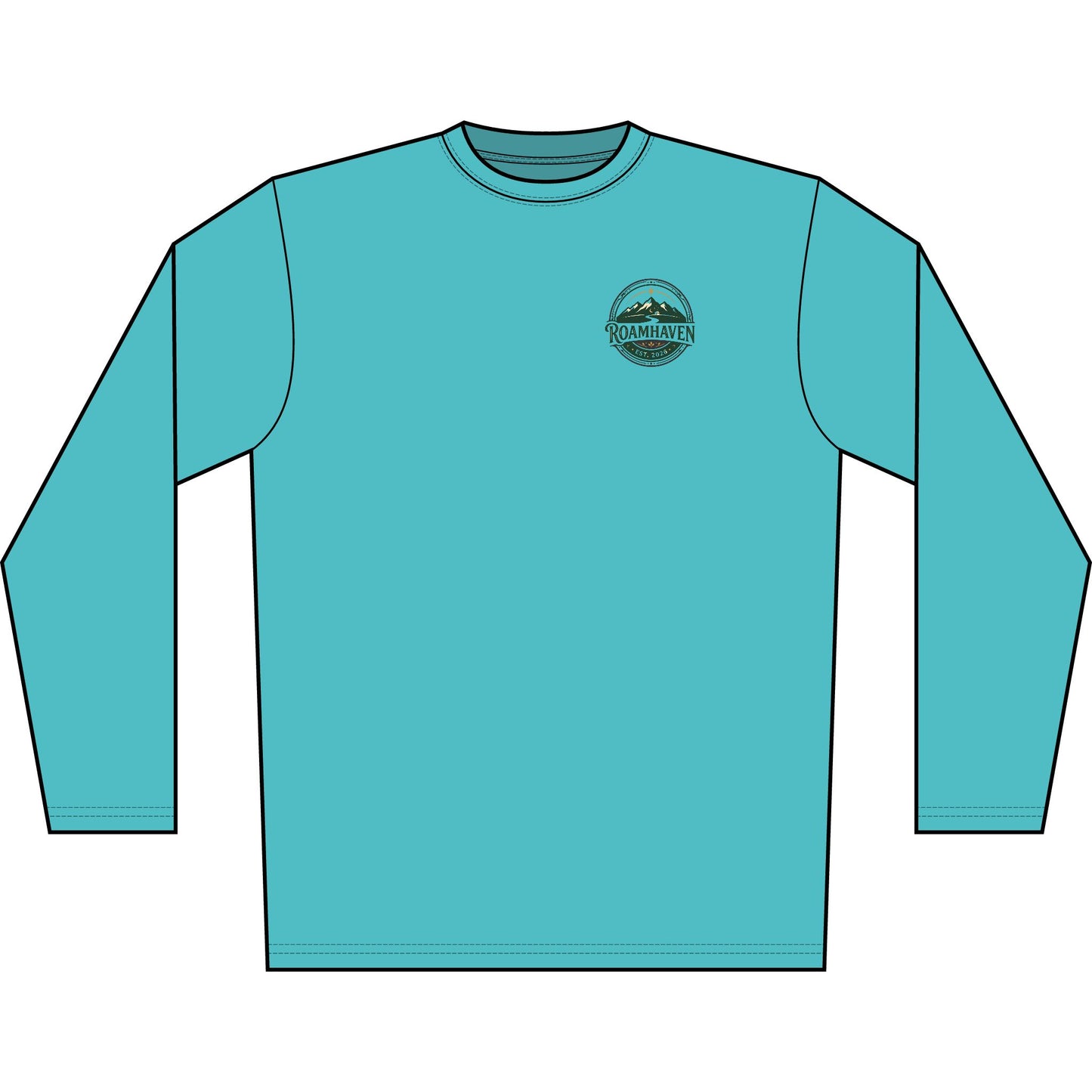Roamhaven Mountain Logo Long Sleeve Shirt