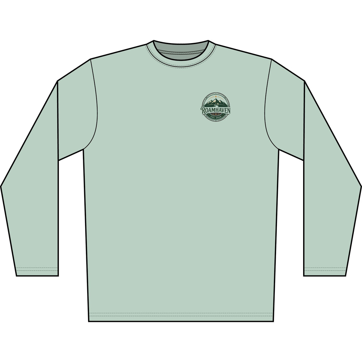 Roamhaven Mountain Logo Long Sleeve Shirt