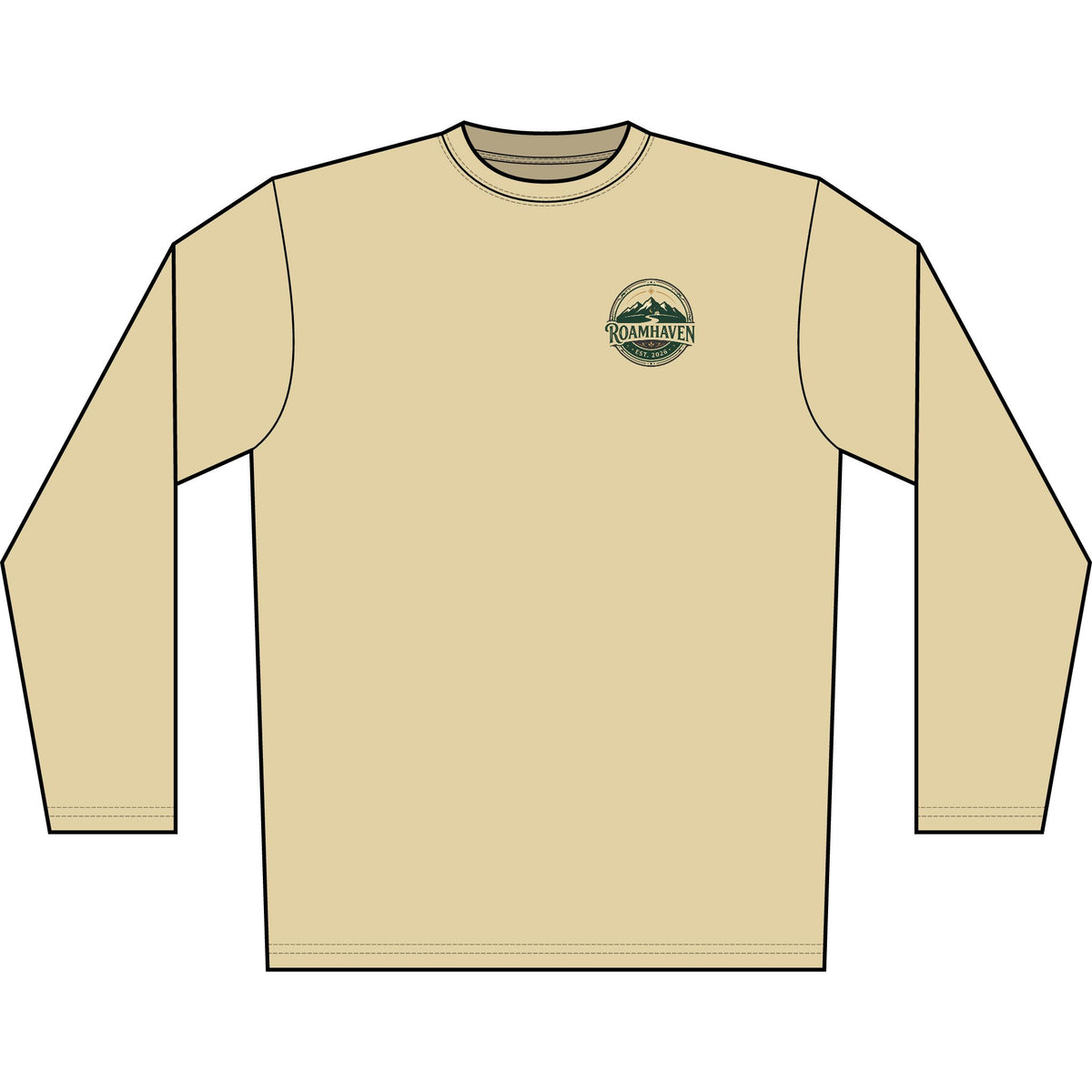 Roamhaven Mountain Logo Long Sleeve Shirt