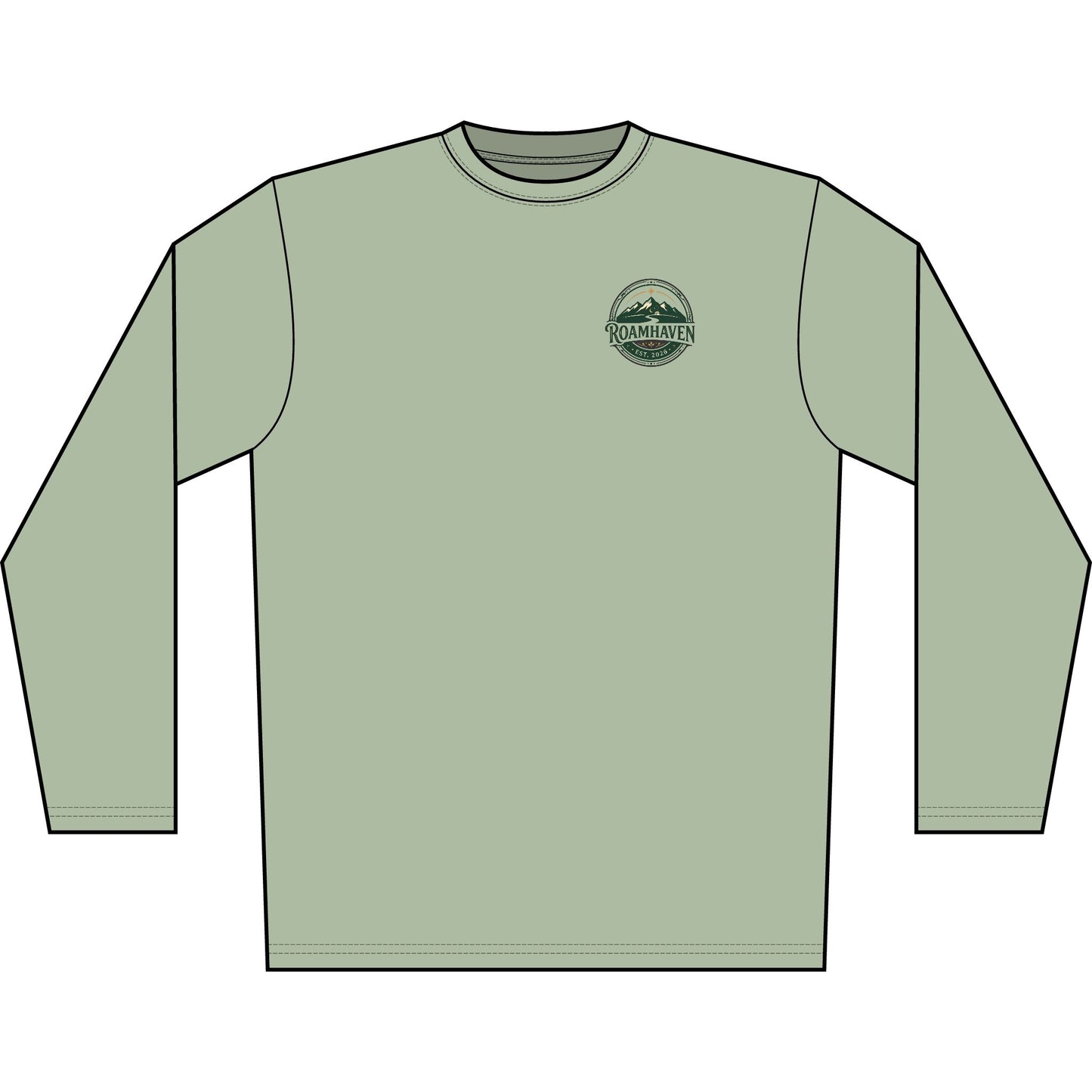 Roamhaven Mountain Logo Long Sleeve Shirt