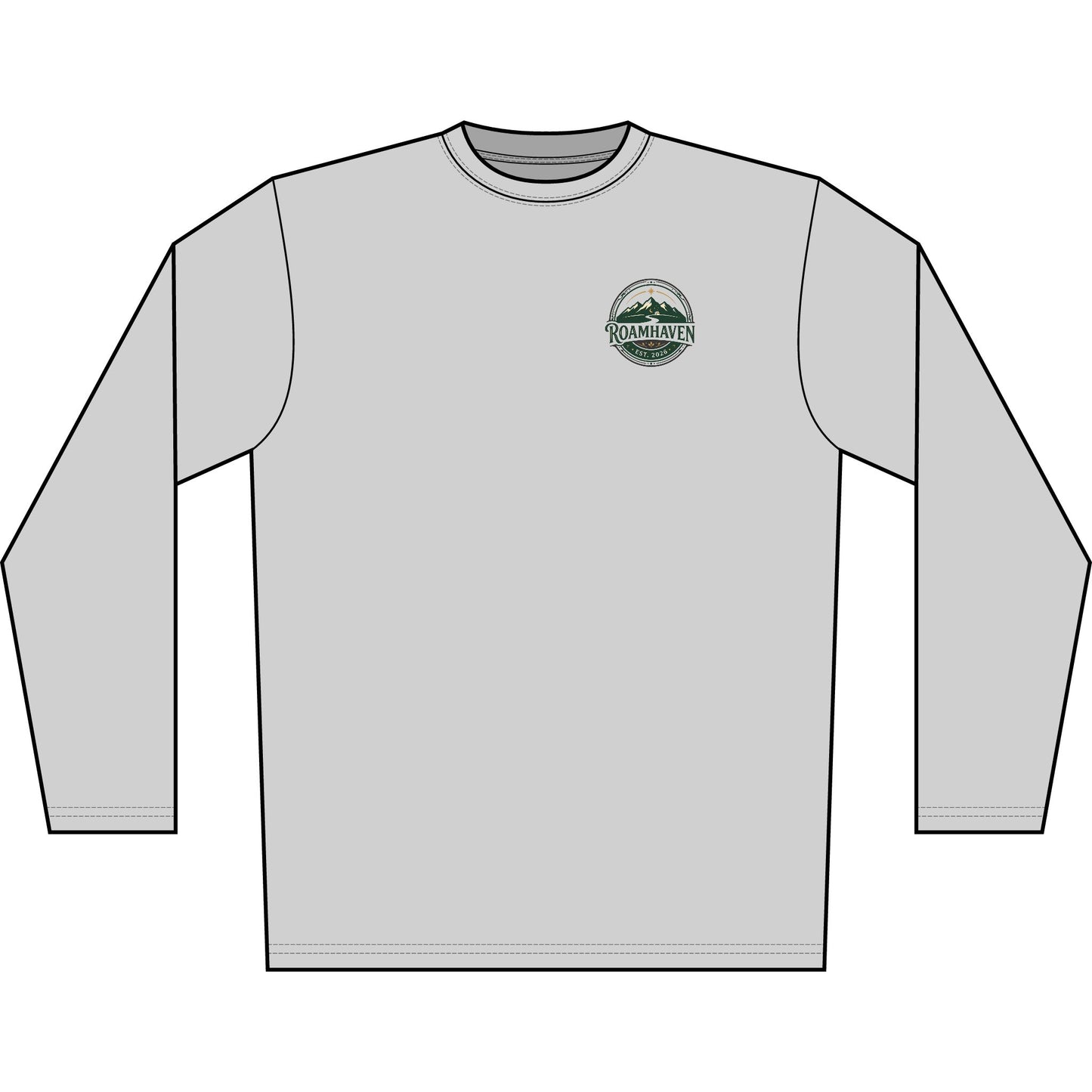 Roamhaven Mountain Logo Long Sleeve Shirt