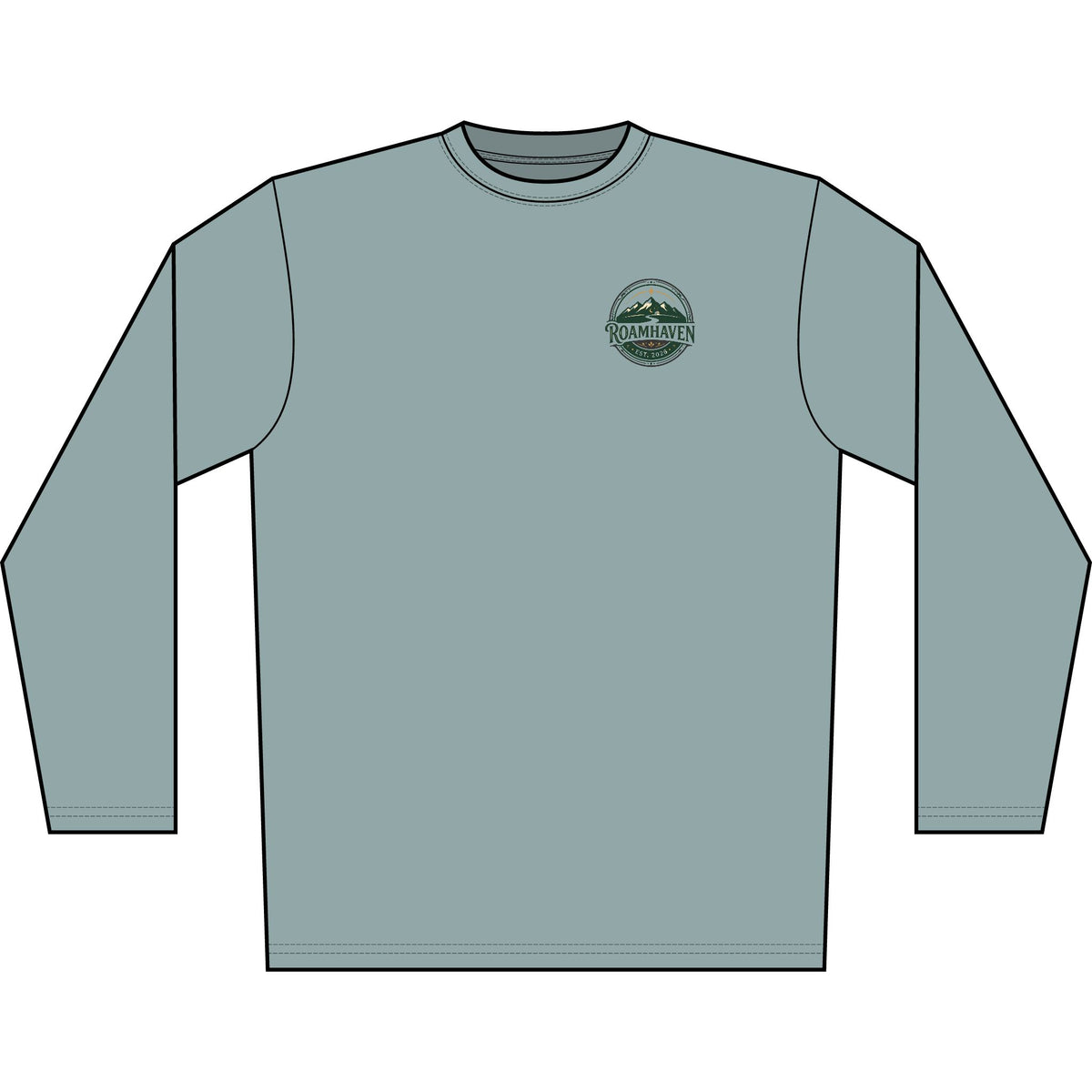 Roamhaven Mountain Logo Long Sleeve Shirt