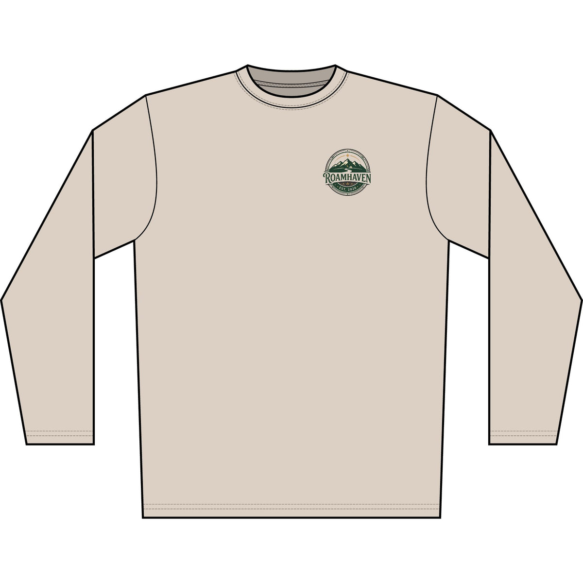 Roamhaven Mountain Logo Long Sleeve Shirt