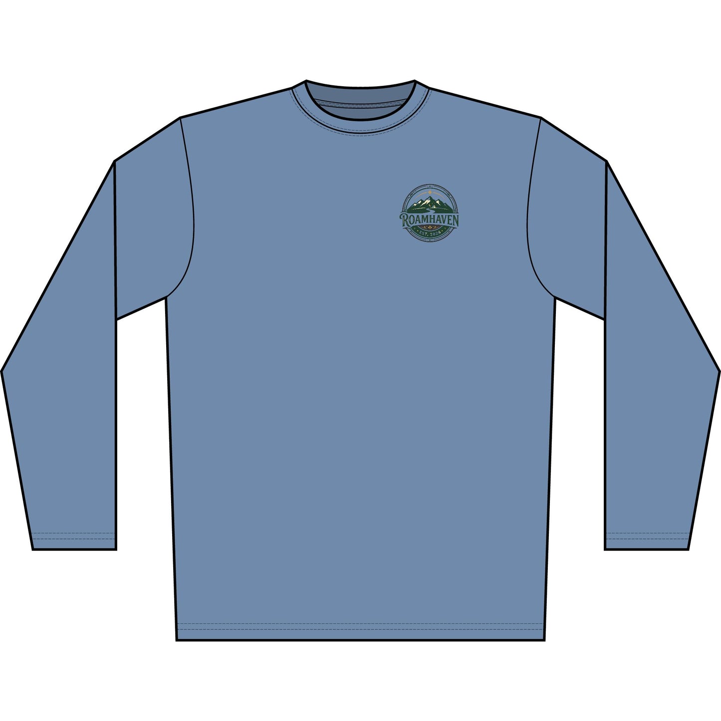 Roamhaven Mountain Logo Long Sleeve Shirt