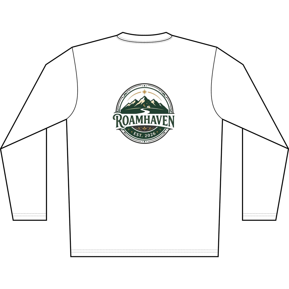 Roamhaven Mountain Logo Long Sleeve Shirt
