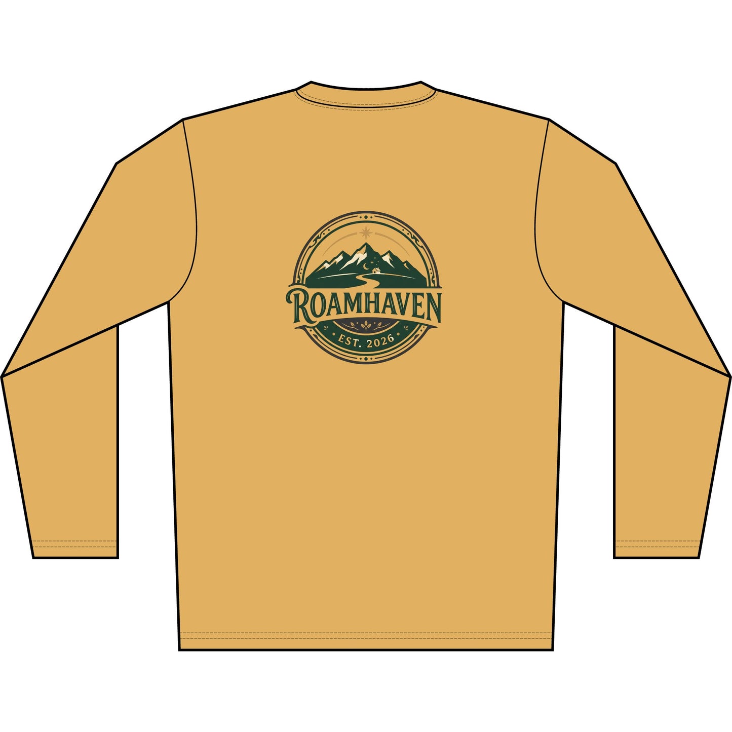 Roamhaven Mountain Logo Long Sleeve Shirt