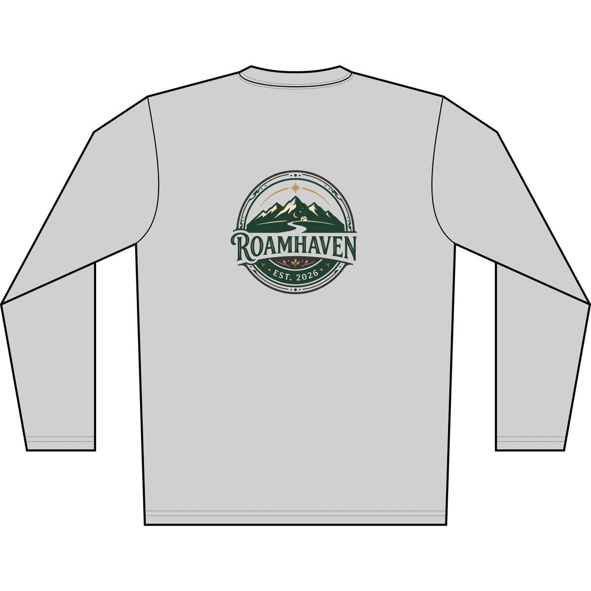Roamhaven Mountain Logo Long Sleeve Shirt