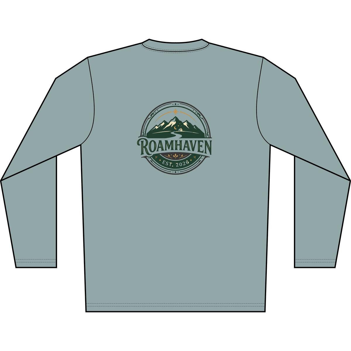Roamhaven Mountain Logo Long Sleeve Shirt