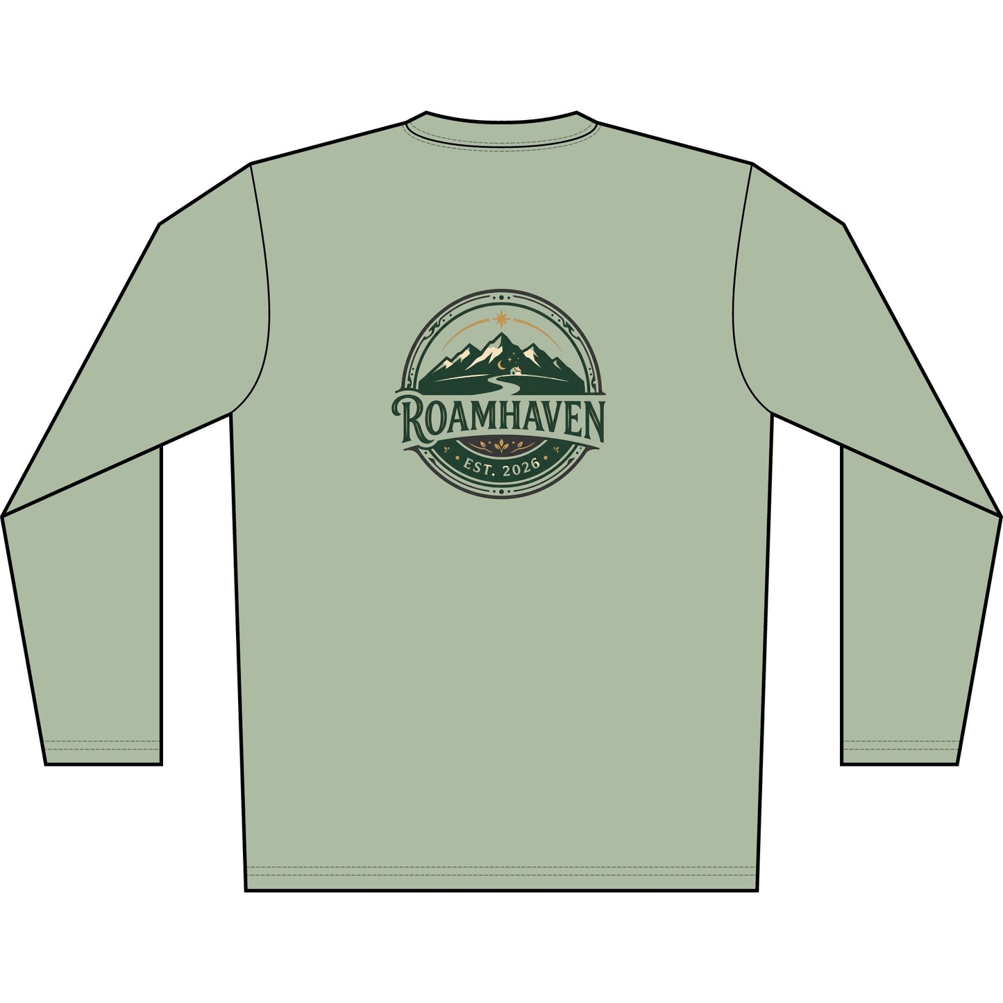 Roamhaven Mountain Logo Long Sleeve Shirt