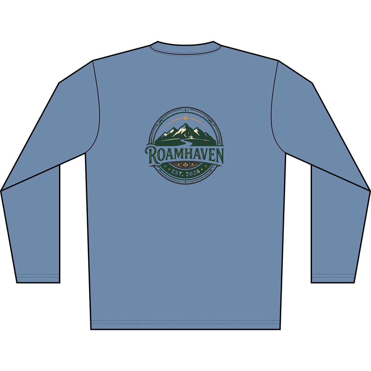 Roamhaven Mountain Logo Long Sleeve Shirt