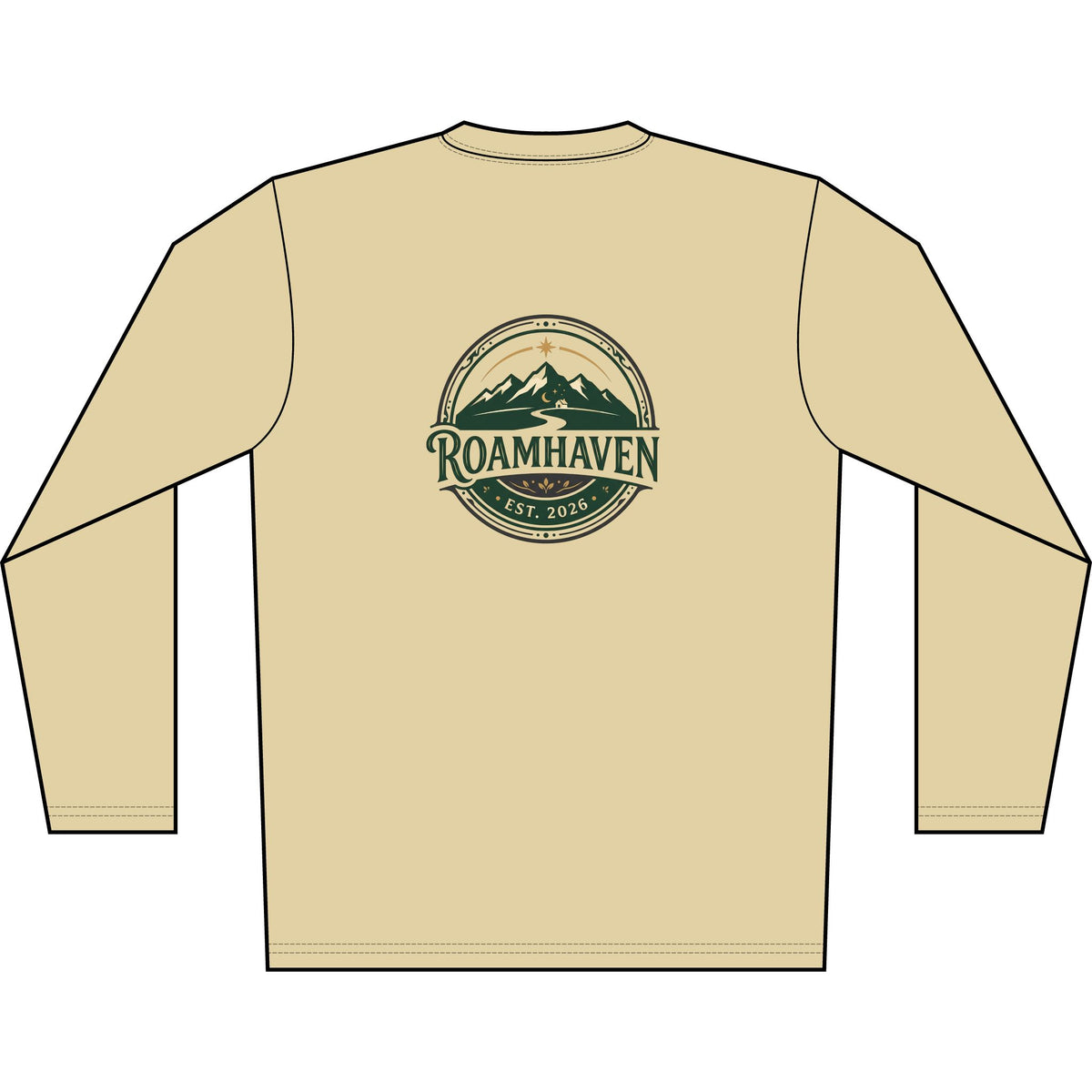Roamhaven Mountain Logo Long Sleeve Shirt