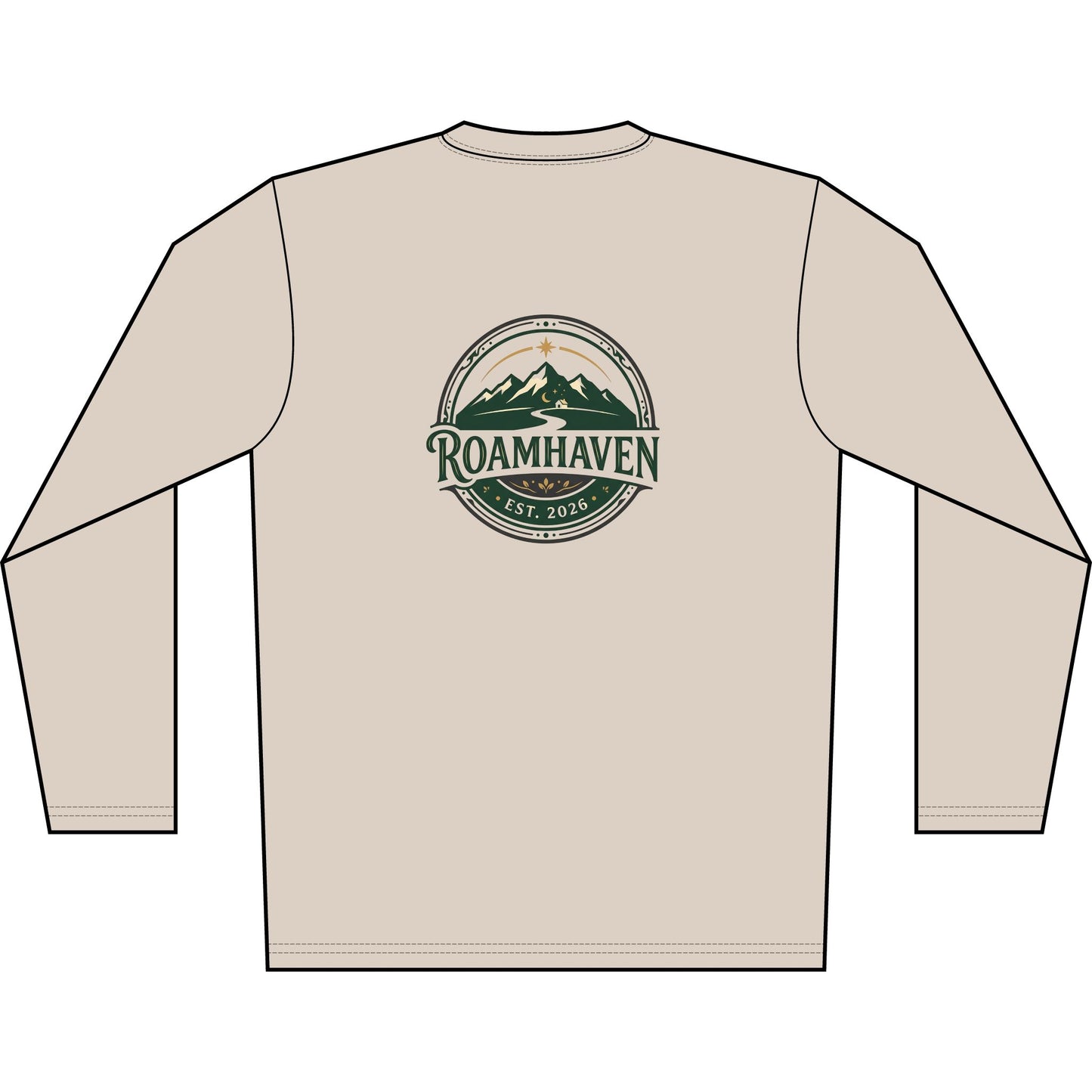 Roamhaven Mountain Logo Long Sleeve Shirt