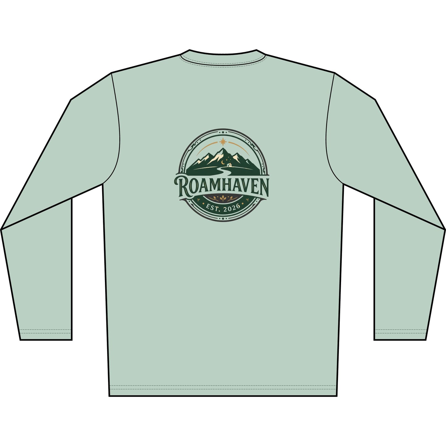 Roamhaven Mountain Logo Long Sleeve Shirt