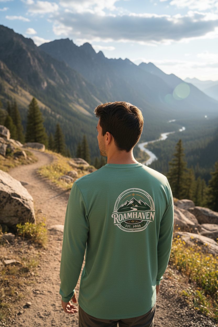 Roamhaven Long Sleeve Shirt with Logo